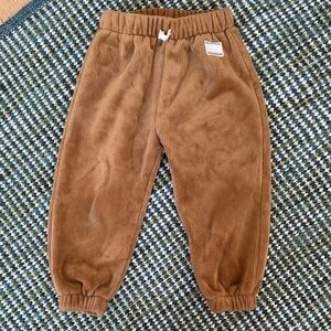 Zara Kids Corduroy Jogger Pants in Brown, size 2-3
